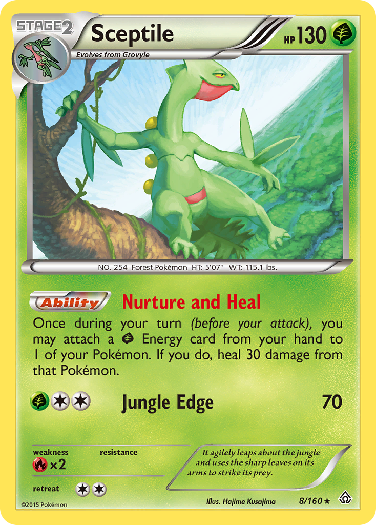 Sceptile (8/160) [XY: Primal Clash] | All Aboard Games