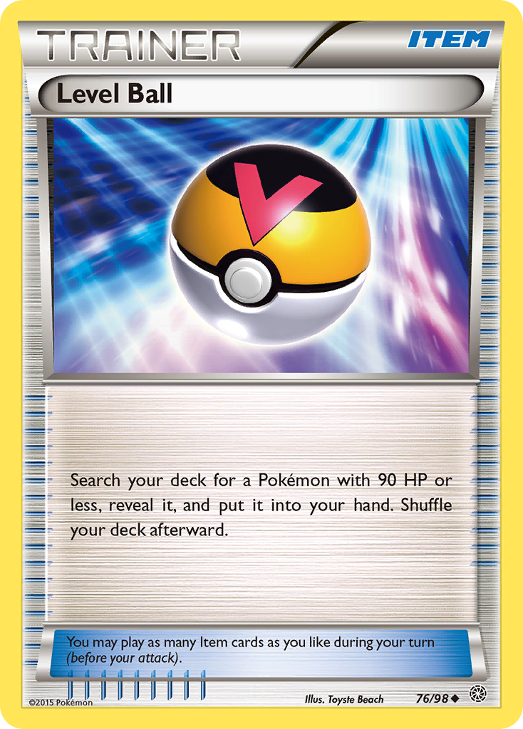 Level Ball (76/98) [XY: Ancient Origins] | All Aboard Games
