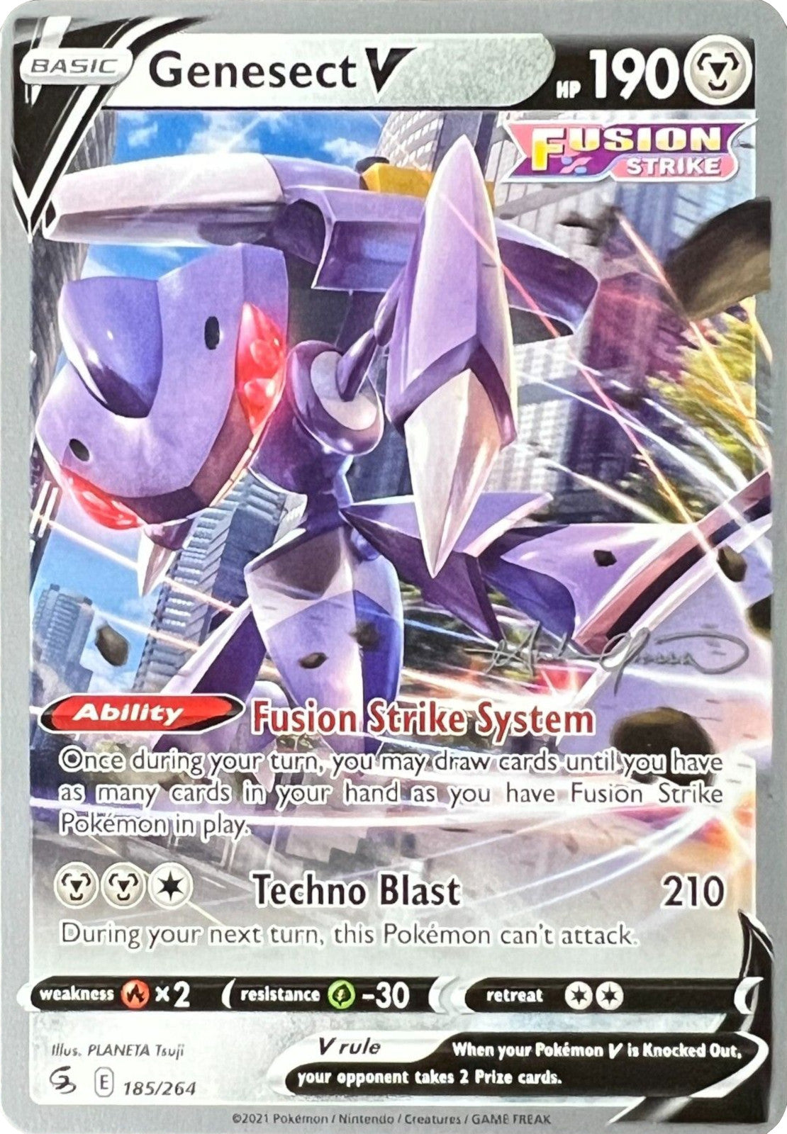 Genesect V (185/264) (The Shape of Mew - Andre Chiasson) [World Championships 2022] | All Aboard Games