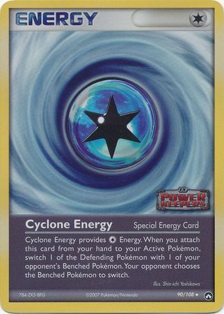 Cyclone Energy (90/108) (Stamped) [EX: Power Keepers] | All Aboard Games