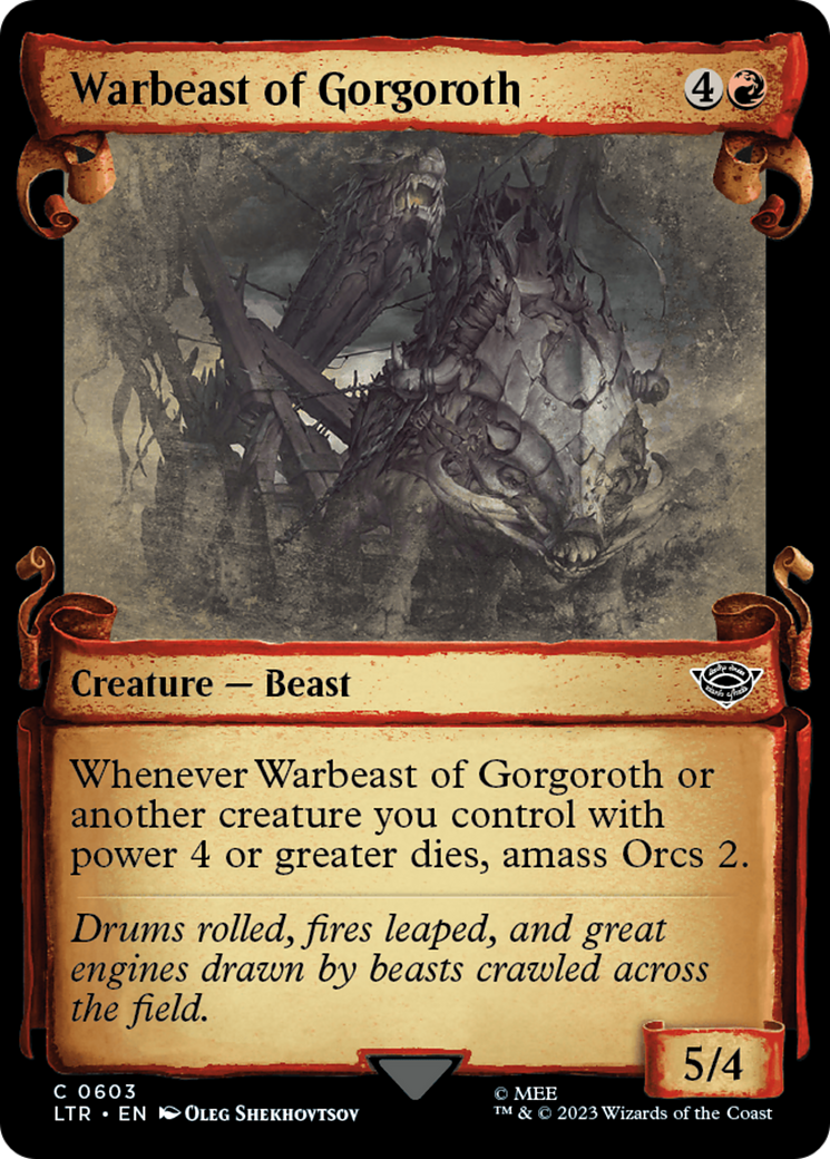 Warbeast of Gorgoroth [The Lord of the Rings: Tales of Middle-Earth Showcase Scrolls] | All Aboard Games