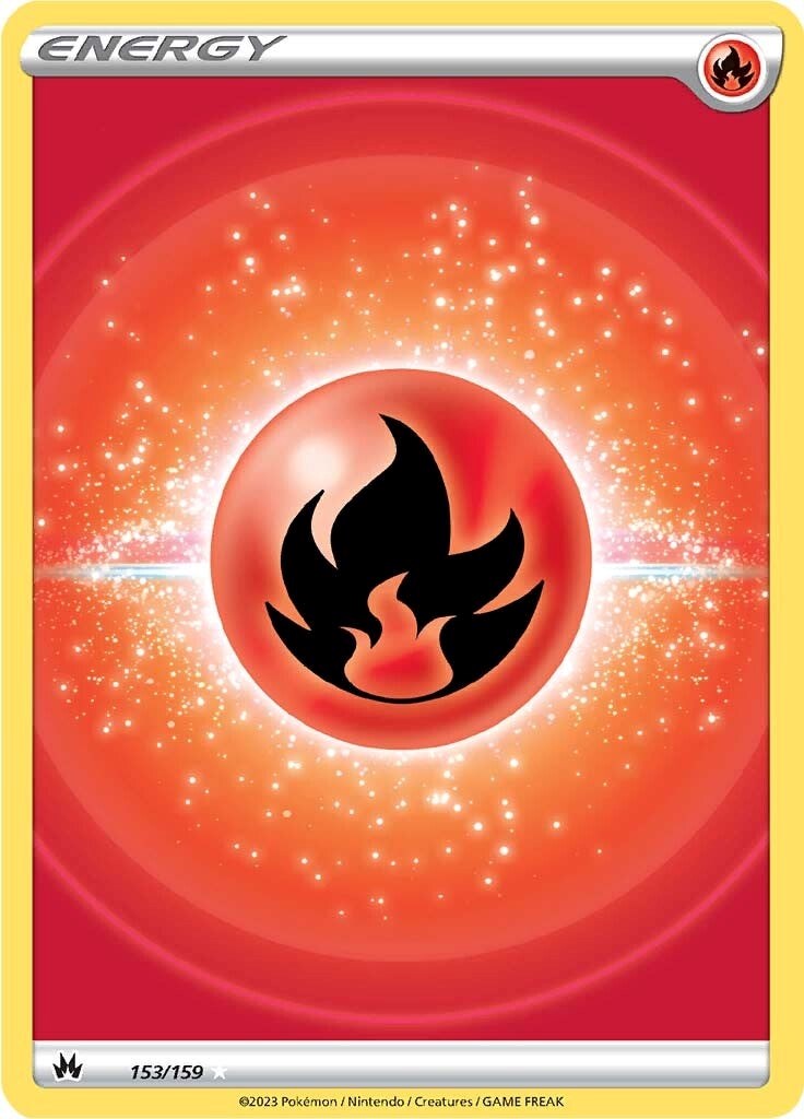 Fire Energy (153/159) (Texture Full Art) [Sword & Shield: Crown Zenith] | All Aboard Games