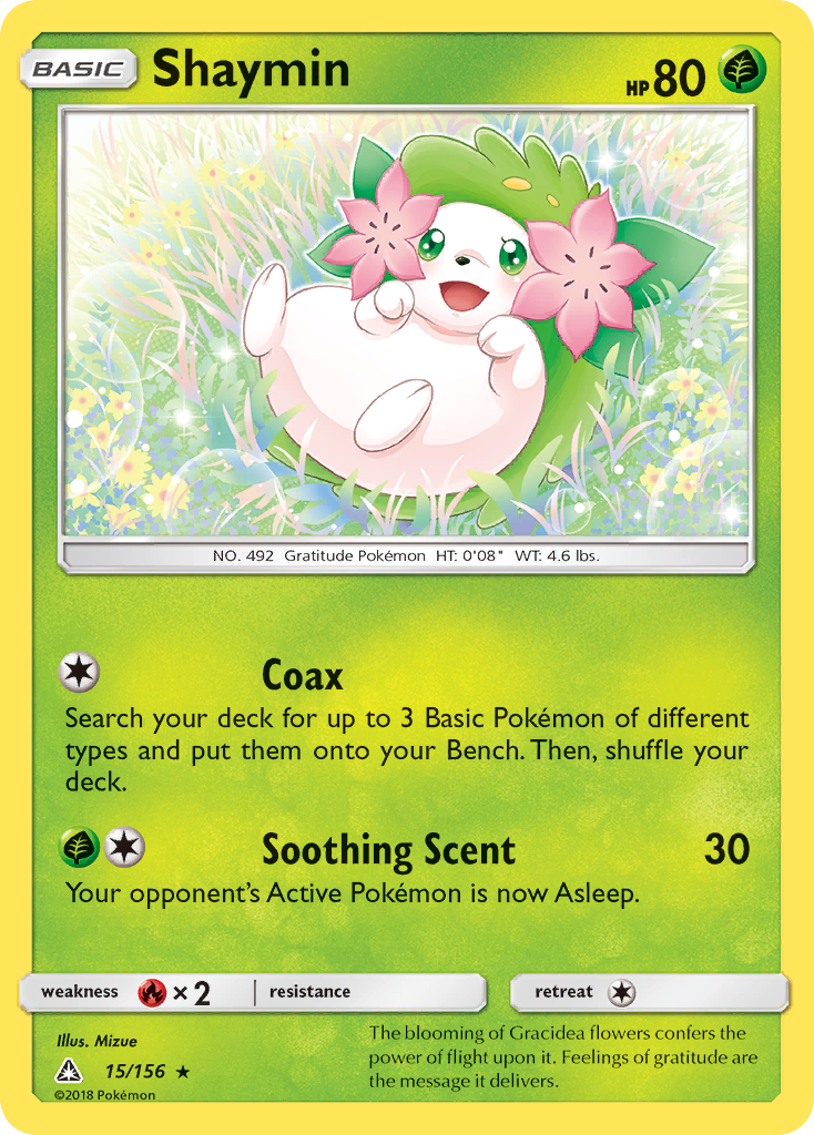 Shaymin (15/156) [Sun & Moon: Ultra Prism] | All Aboard Games