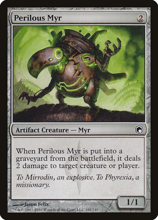 Perilous Myr [Scars of Mirrodin] | All Aboard Games