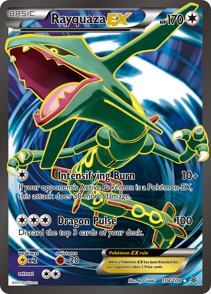 Rayquaza EX (104/108) [XY: Roaring Skies] | All Aboard Games