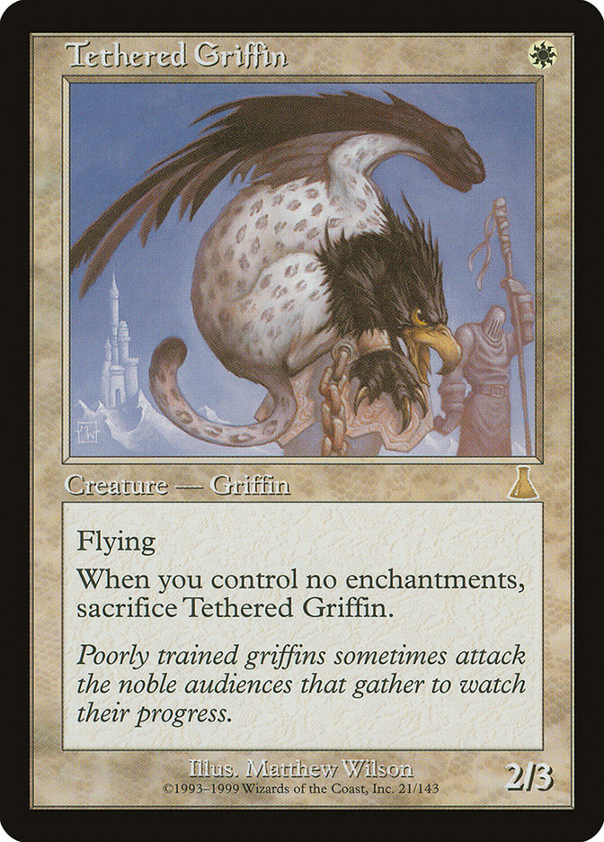 Tethered Griffin [Urza's Destiny] | All Aboard Games