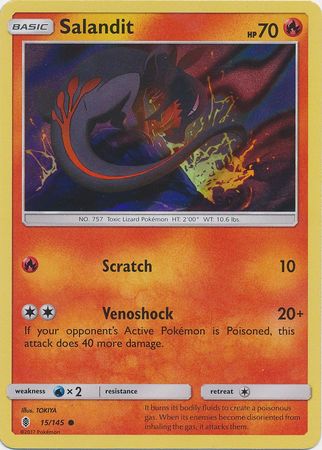 Salandit (15/145) (Collection Promo) [Sun & Moon: Guardians Rising] | All Aboard Games