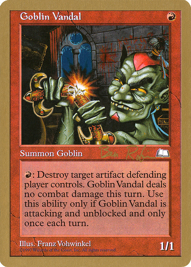 Goblin Vandal (Ben Rubin) [World Championship Decks 1998] | All Aboard Games