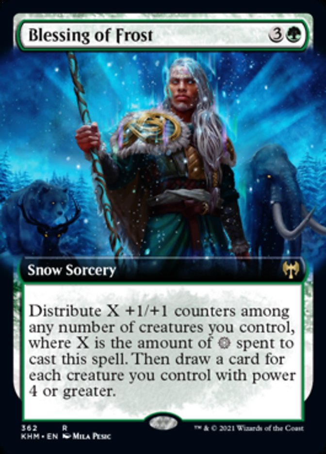 Blessing of Frost (Extended Art) [Kaldheim] | All Aboard Games