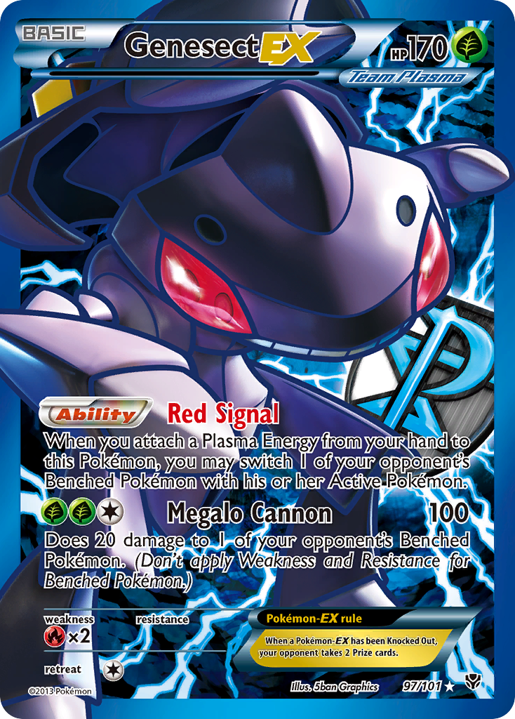 Genesect EX (97/101) [Black & White: Plasma Blast] | All Aboard Games