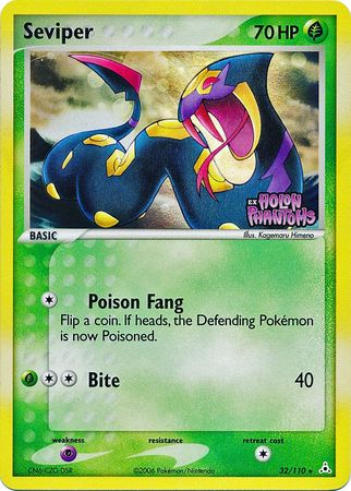 Seviper (32/110) (Stamped) [EX: Holon Phantoms] | All Aboard Games