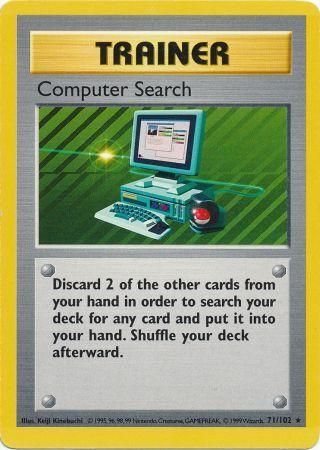 Computer Search (71/102) [Base Set Shadowless Unlimited] | All Aboard Games