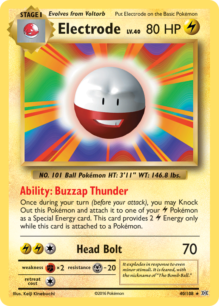 Electrode (40/108) [XY: Evolutions] | All Aboard Games