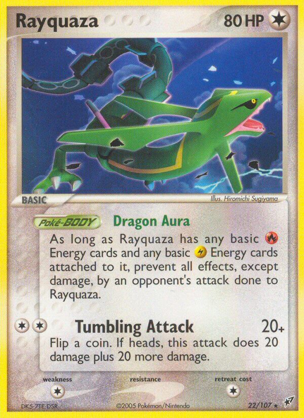 Rayquaza (22/107) (Theme Deck Exclusive) [EX: Deoxys] | All Aboard Games