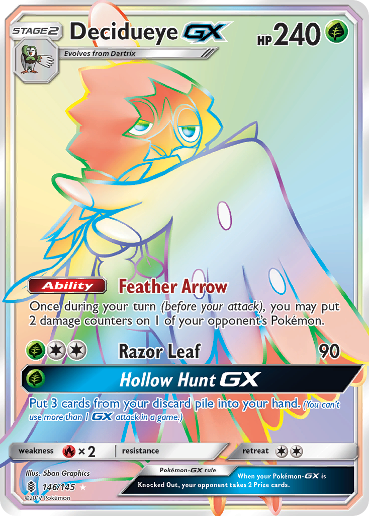 Decidueye GX (146/145) [Sun & Moon: Guardians Rising] | All Aboard Games