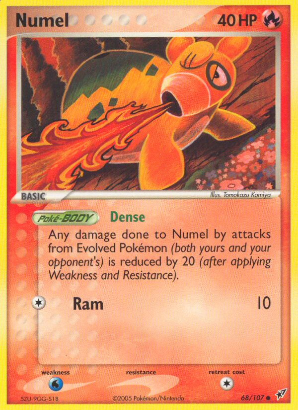 Numel (68/107) [EX: Deoxys] | All Aboard Games