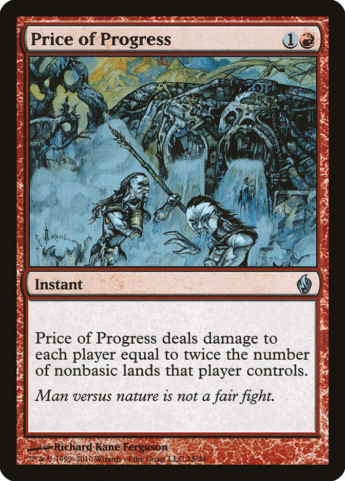 Price of Progress [Premium Deck Series: Fire and Lightning] | All Aboard Games