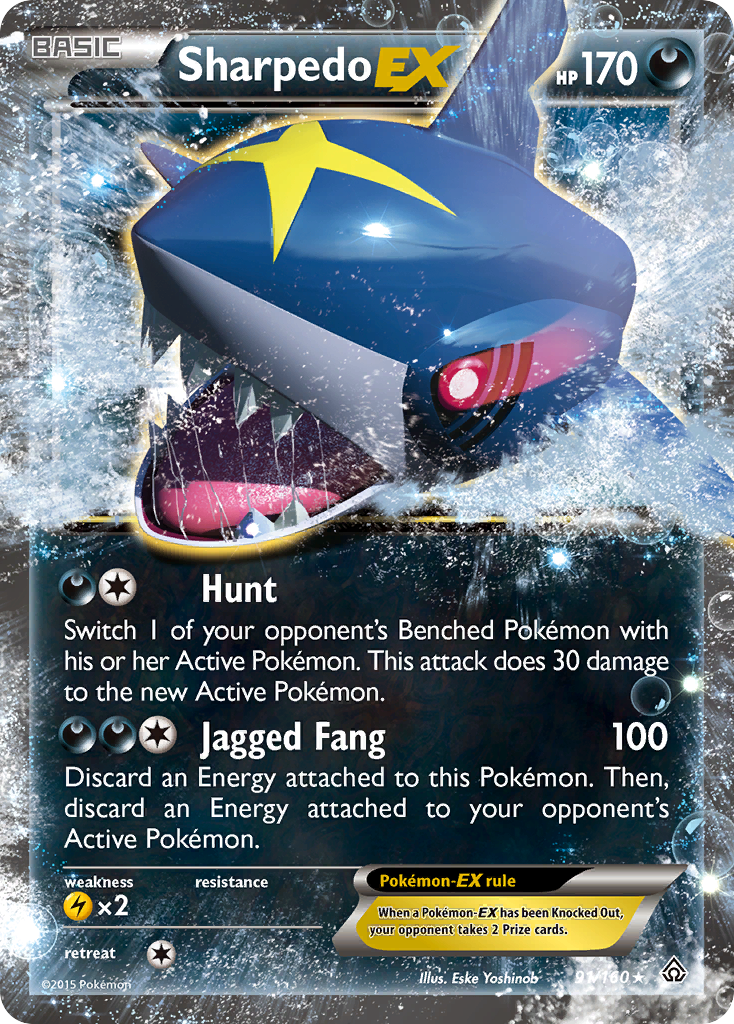 Sharpedo EX (91/160) [XY: Primal Clash] | All Aboard Games