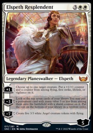 Elspeth Resplendent (Promo Pack) [Streets of New Capenna Promos] | All Aboard Games