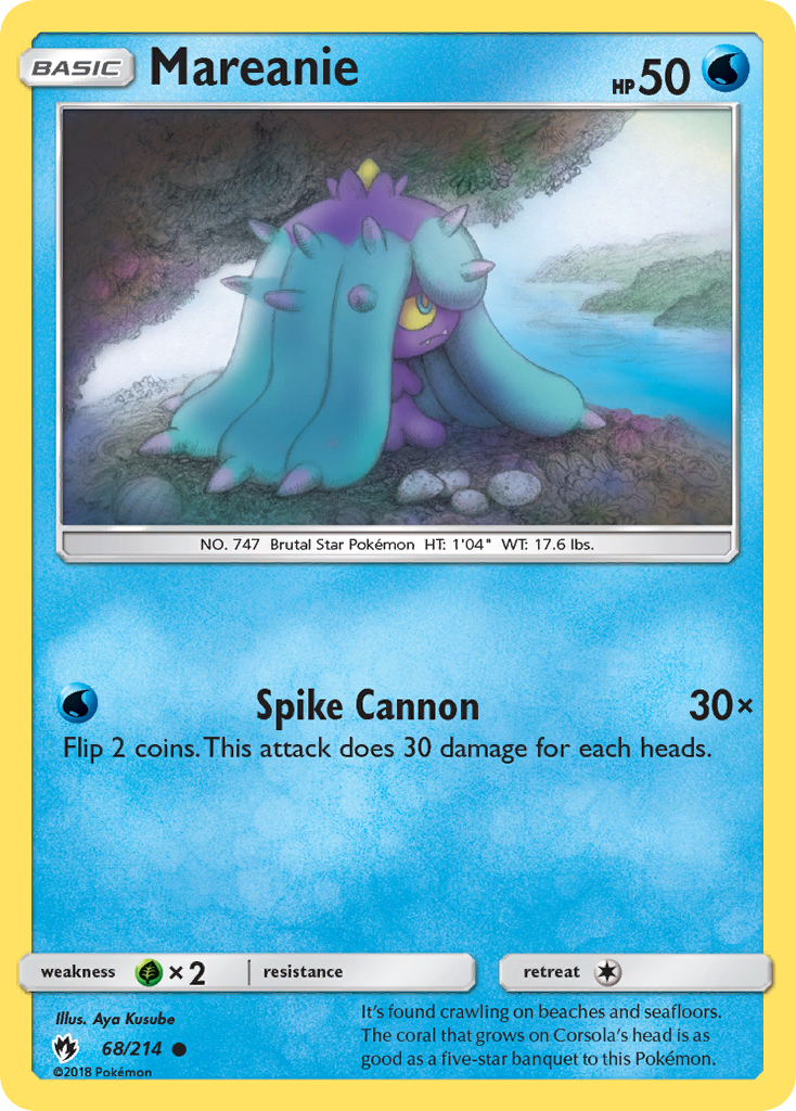 Mareanie (68/214) [Sun & Moon: Lost Thunder] | All Aboard Games