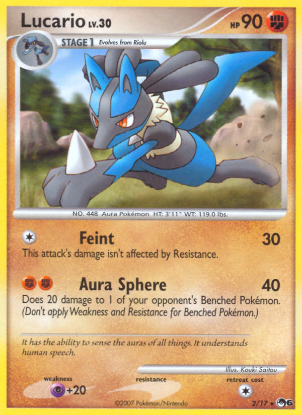 Lucario (2/17) [POP Series 6] | All Aboard Games