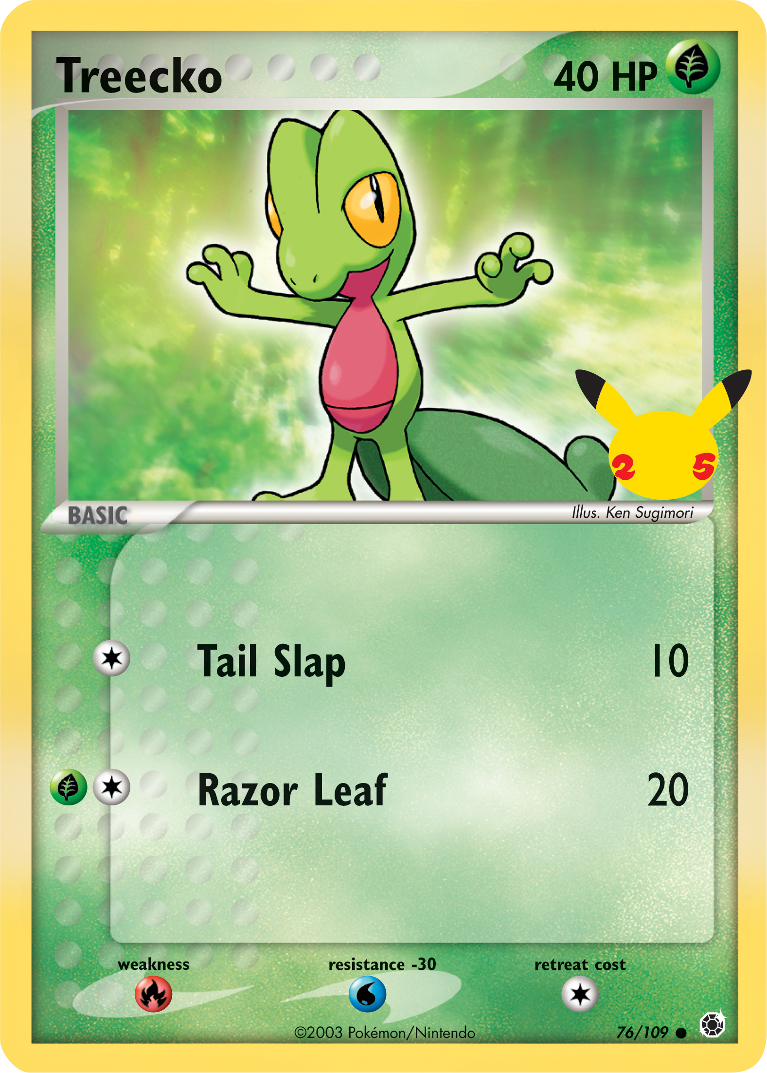 Treecko (76/109) [First Partner Pack] | All Aboard Games