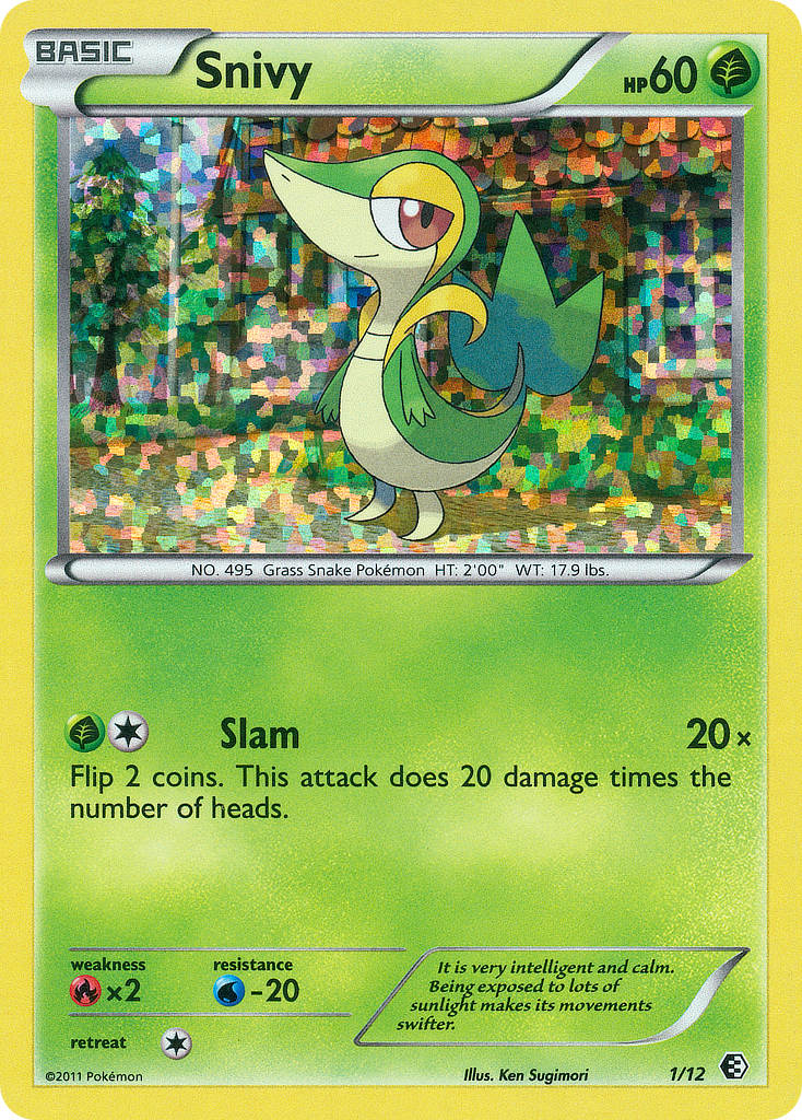 Snivy (1/12) [McDonald's Promos: 2011 Collection] | All Aboard Games