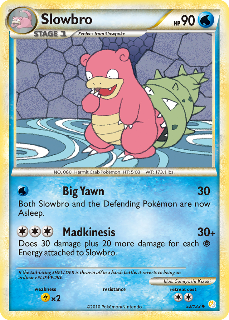 Slowbro (52/123) [HeartGold & SoulSilver: Base Set] | All Aboard Games