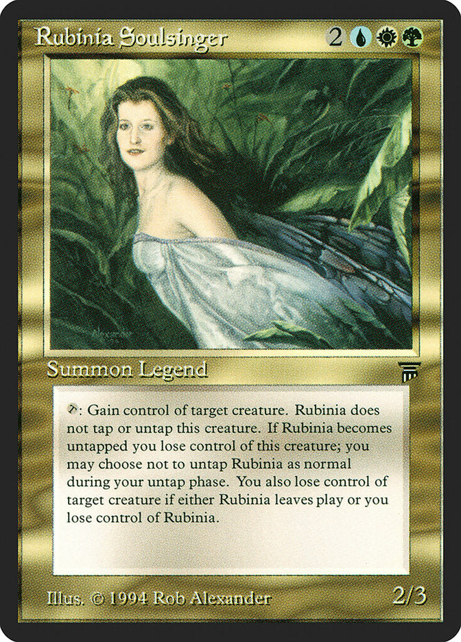 Rubinia Soulsinger [Legends] | All Aboard Games