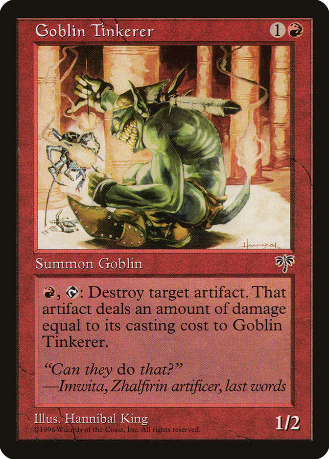 Goblin Tinkerer [Mirage] | All Aboard Games