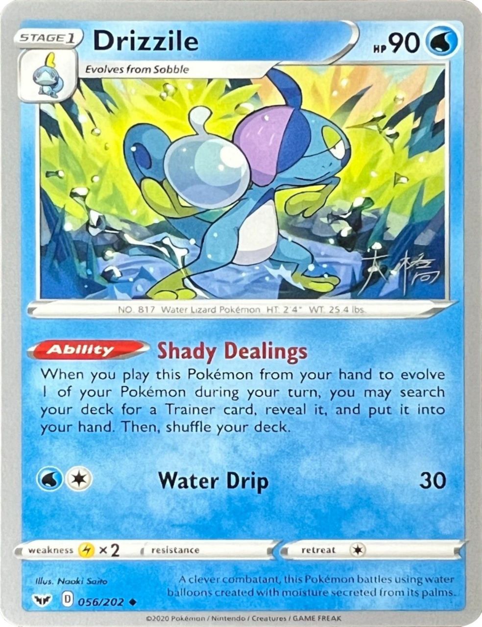 Drizzile (056/202) (Ice Rider Palkia - Rikuto Ohashi) [World Championships 2022] | All Aboard Games