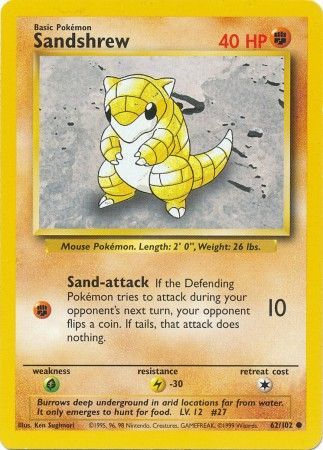 Sandshrew (62/102) [Base Set Unlimited] | All Aboard Games