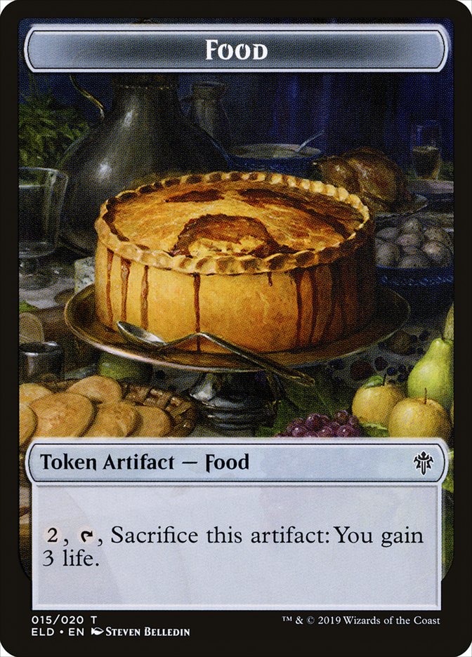 Food Token (015/020) [Throne of Eldraine Tokens] | All Aboard Games