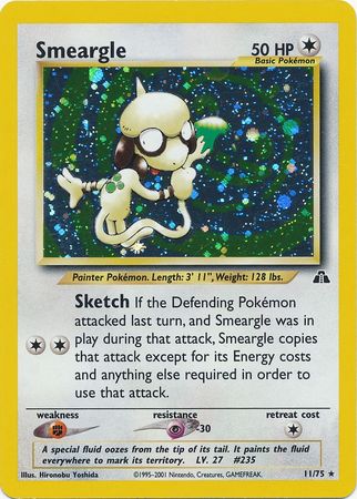 Smeargle (11/75) [Neo Discovery Unlimited] | All Aboard Games