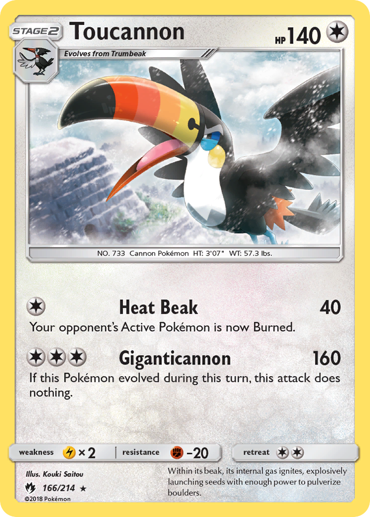 Toucannon (166/214) [Sun & Moon: Lost Thunder] | All Aboard Games