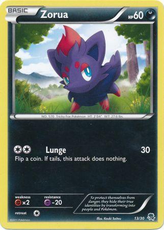 Zorua (13/30) [Black & White: Trainer Kit - Zoroark] | All Aboard Games