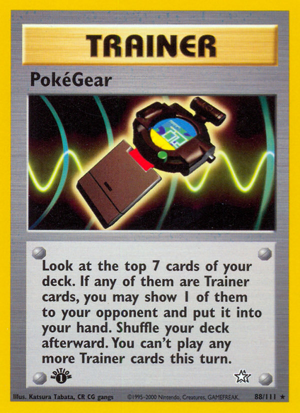 PokeGear (88/111) [Neo Genesis 1st Edition] | All Aboard Games