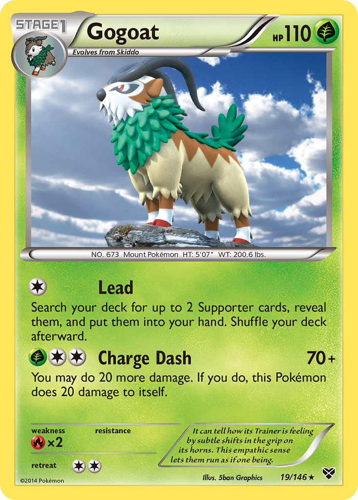 Gogoat (19/146) [XY: Base Set] | All Aboard Games