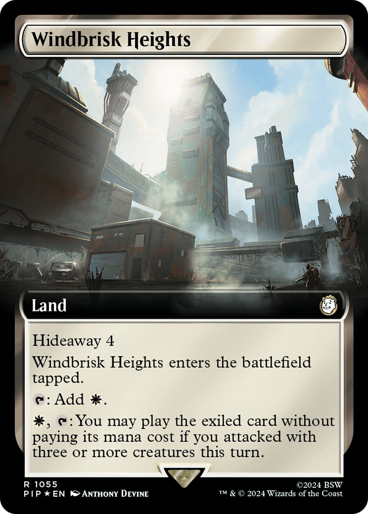 Windbrisk Heights (Extended Art) (Surge Foil) [Fallout] | All Aboard Games