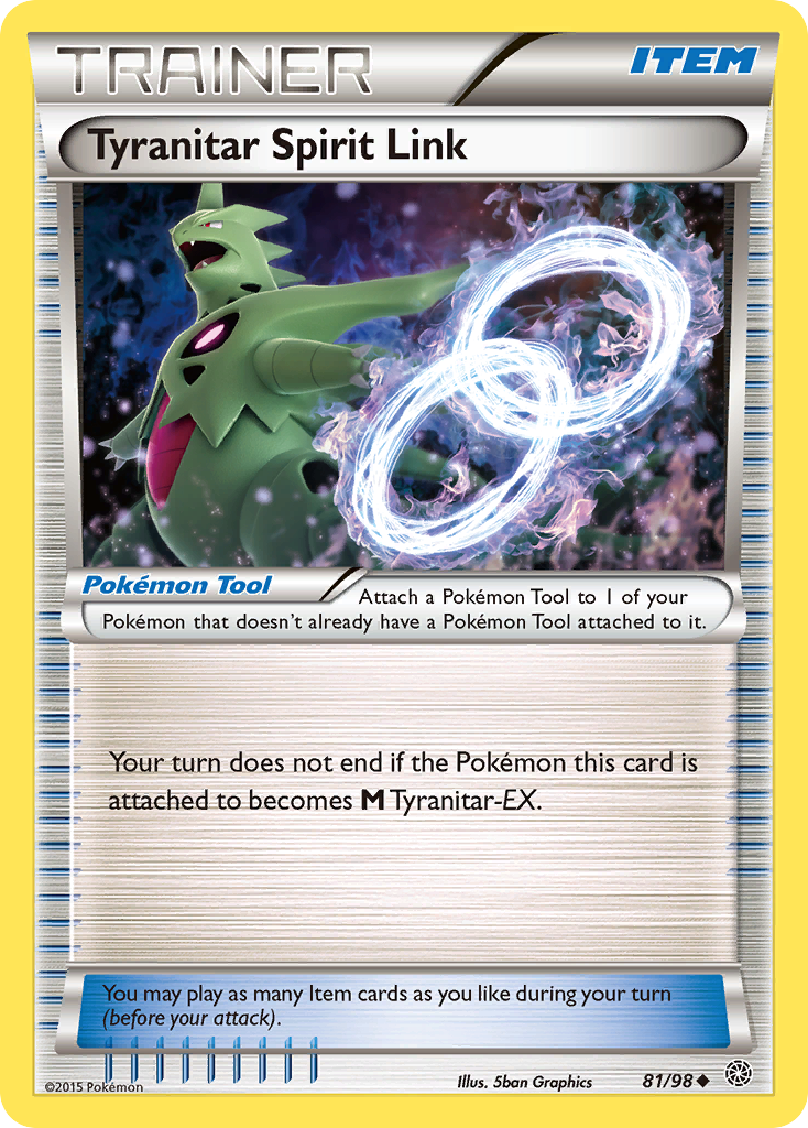 Tyranitar Spirit Link (81/98) [XY: Ancient Origins] | All Aboard Games