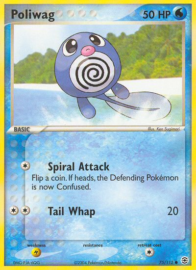 Poliwag (75/112) [EX: FireRed & LeafGreen] | All Aboard Games