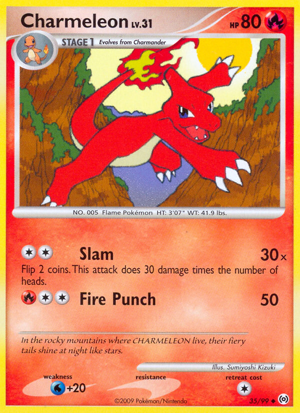 Charmeleon (35/99) [Platinum: Arceus] | All Aboard Games