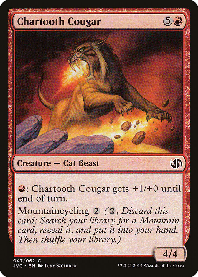 Chartooth Cougar [Duel Decks Anthology] | All Aboard Games