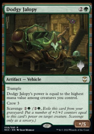 Dodgy Jalopy (Promo Pack) [Streets of New Capenna Commander Promos] | All Aboard Games