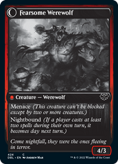 Fearful Villager // Fearsome Werewolf [Innistrad: Double Feature] | All Aboard Games
