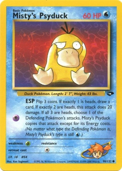 Misty's Psyduck (90/132) [Gym Challenge Unlimited] | All Aboard Games