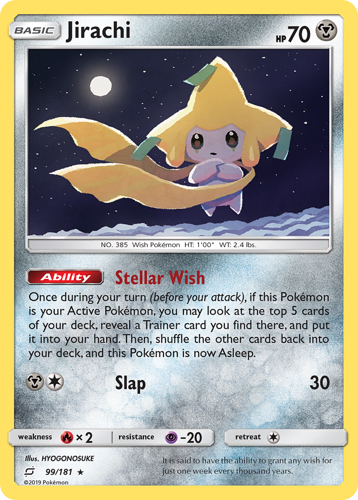 Jirachi (99/181) [Sun & Moon: Team Up] | All Aboard Games