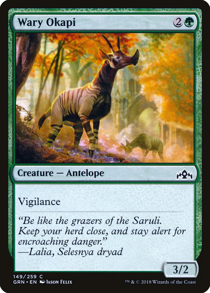 Wary Okapi [Guilds of Ravnica] | All Aboard Games