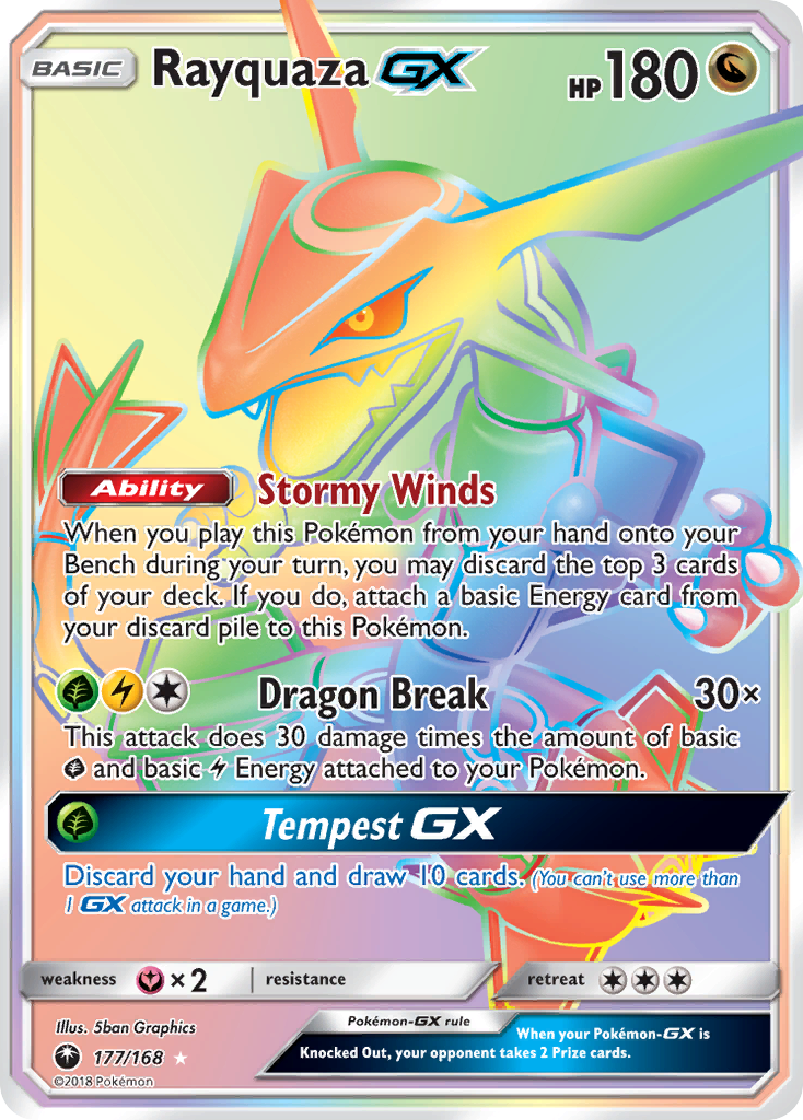 Rayquaza GX (177/168) [Sun & Moon: Celestial Storm] | All Aboard Games