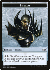 Ob Nixilis of the Black Oath Emblem // Zombie (016/036) Double-sided Token [Commander 2014 Tokens] | All Aboard Games